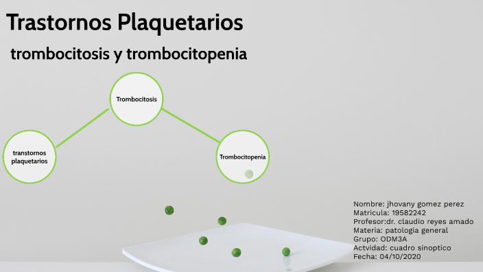 trastornos plaquetarios by Jhovany Gómez Pérez