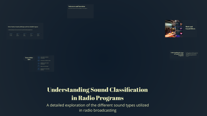 Understanding Sound Classification in Radio Programs by Marvin Dave ...