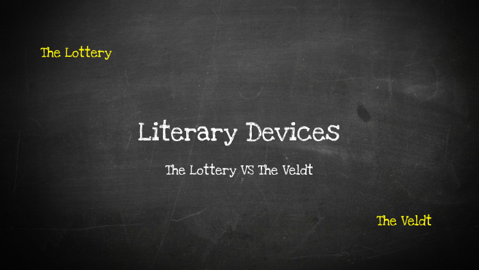 literary devices in the lottery
