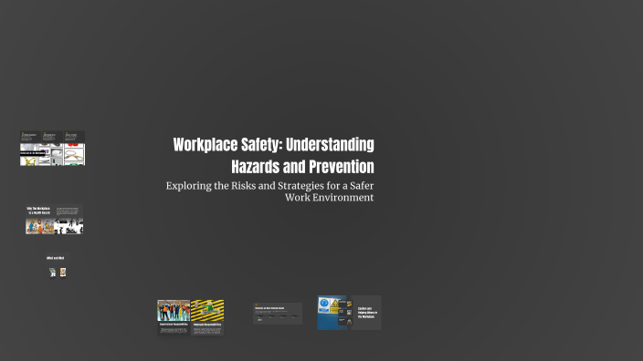 Workplace Safety Understanding Hazards And Prevention By Jacob Shem On