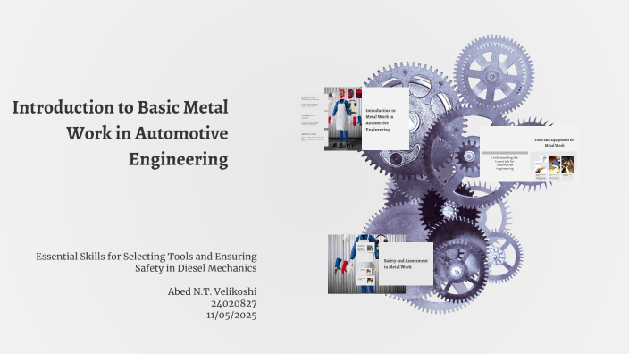 Introduction to Basic Metal Work in Automotive Engineering by Abed-Nego ...