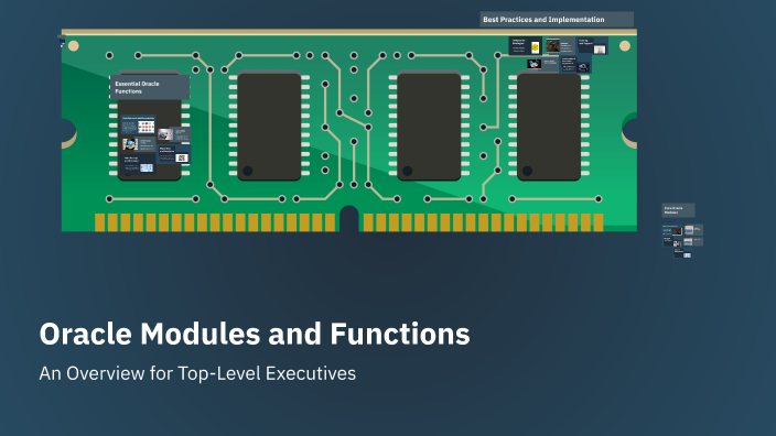 Oracle Modules and Functions by Mpei on Prezi