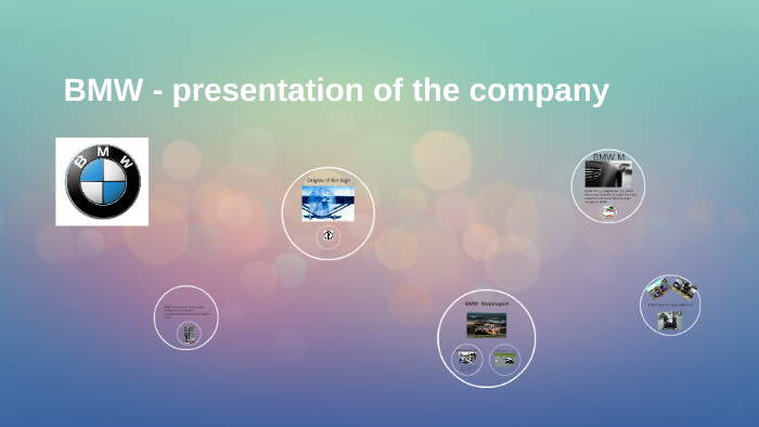 company presentation bmw
