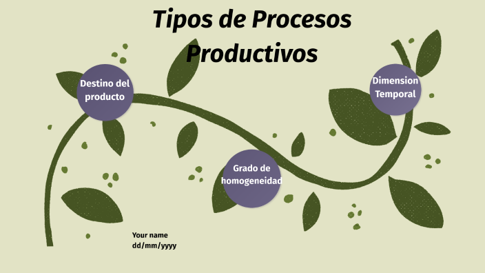 Tipos De Procesos Productivos By Antonella Lucia Balderrama On Prezi