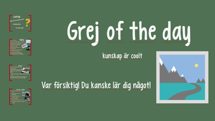 Grej of the day - Mammut by Emelie Eriksson on Prezi