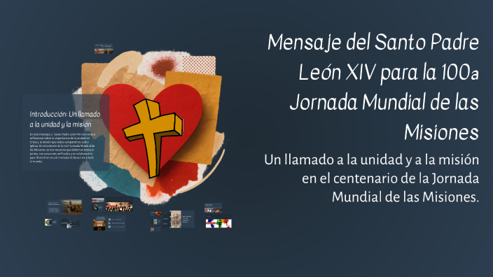 Mensaje del Santo Padre León XIV para la 100ª Jornada Mundial de las ...