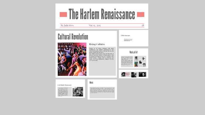 The Harlem Renaissance by Jada Sims on Prezi