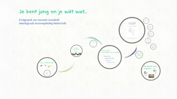 Je bent jong en je wilt wat.. by Hanneke Vossebeld on Prezi