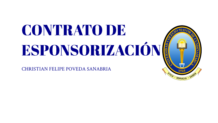 #2 CONTRATO DE ESPONSORIZACIÓNCHRISTIAN FELIPEPOVEDA SANABRIA by