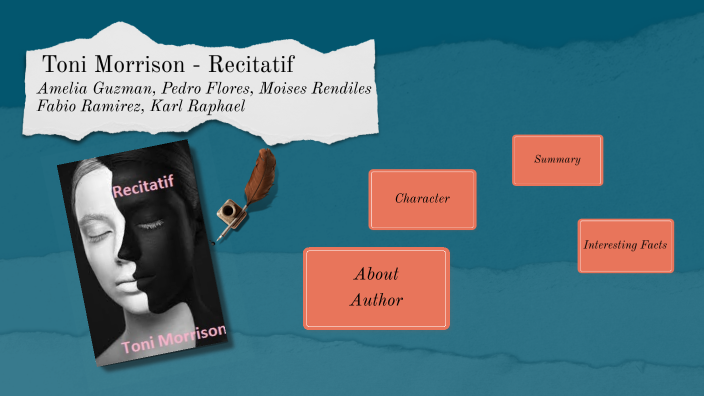 Toni Morrison - Recitatif By Moises Rendiles Matos On Prezi