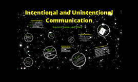 Intentional And Unintentional Communication By Aila Lee