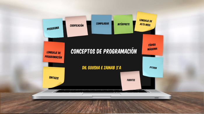 CONCEPTOS DE PROGRAMACIÓN by DIL GOUSCHA E-ZAINAB on Prezi