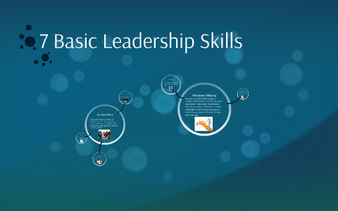 7 Basic Leadership Skills By Kirra Bidd-in-jar