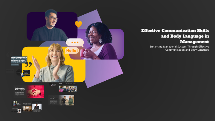 Effective Communication Skills and Body Language in Management by ...