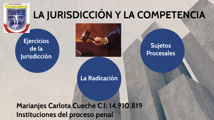 La Jurisdicción y la Competencia by Marianjes Cueche on Prezi