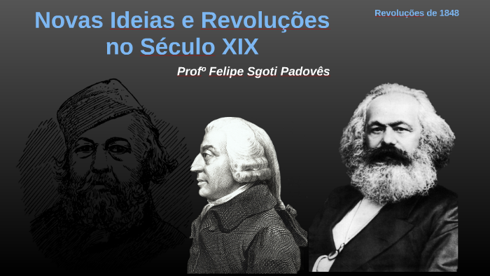 Novas Ideias e Revoluções no Século XIX by Felipe Padoves on Prezi