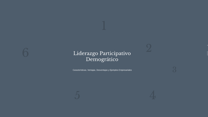 Liderazgo Participativo Demogrático by Heidy Sabogal on Prezi