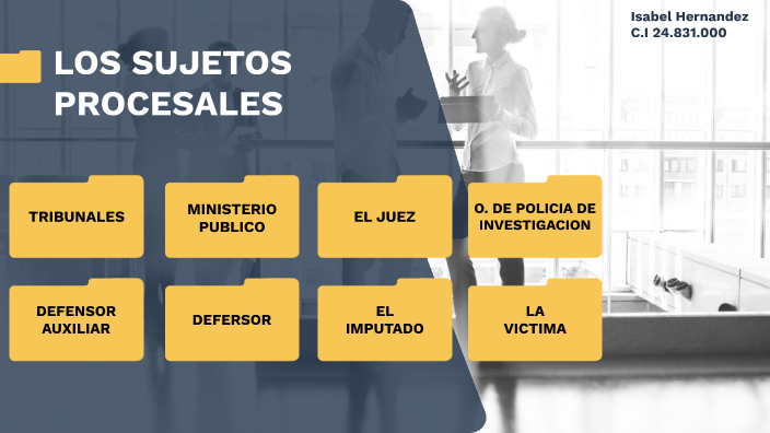 LOS SUJETOS PROCESALES by Isabel Hernandez Ramos on Prezi