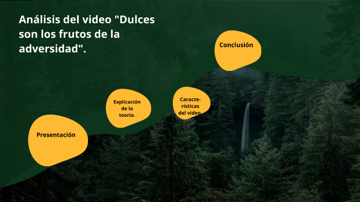 Analisis del video "Dulces son los frutos de la adversidad" by Hilda