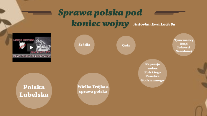 Sprawa Polska Pod Koniec Wojny Notatka Sprawa polska pod koniec wojny by alosa grindelwald on Prezi