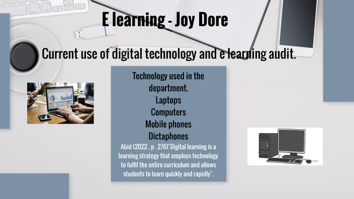 E -learning Presentation by Joy Dore on Prezi