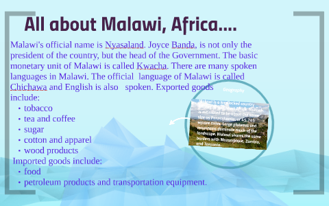 malawi official languages english