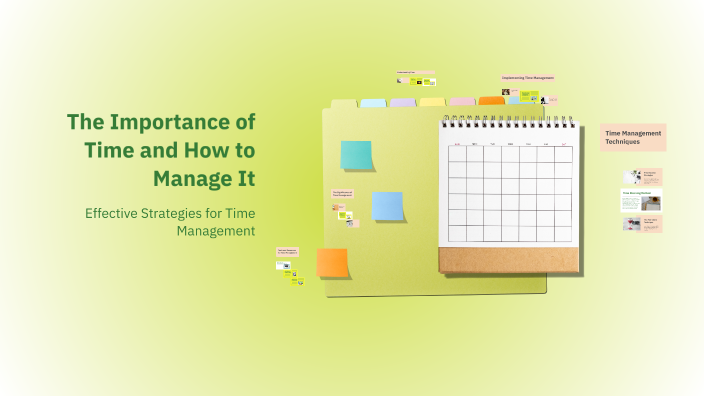 The Importance of Time and How to Manage It by Salah Ayman on Prezi