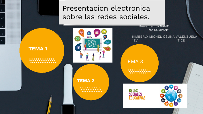 Presentación Electrónica Sobre las Redes Sociales by Kimberly Michel ...