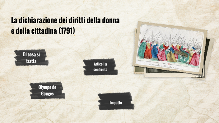 Dichiarazione Dei Diritti Delle Donne Della Cittadina