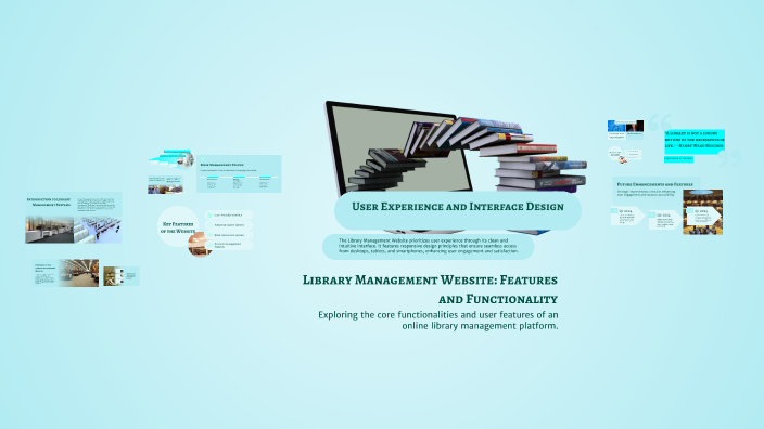 Library Management Website: Features and Functionality by Harshitha M ...