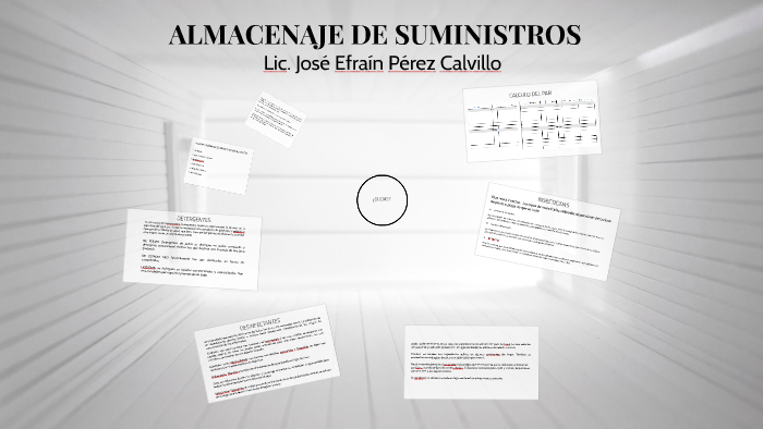 ALMACENAJE DE SUMINISTROS by Jose Efrain Perez Calvillo