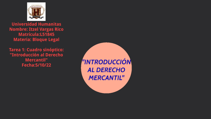 Manual de introducción al derecho mercantil by Itzel Vargas on Prezi