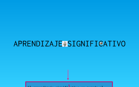 aprendizaje significativo by AnDre MoreNo on Prezi