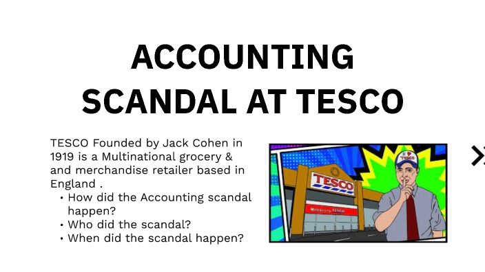 tesco accounting scandal case study