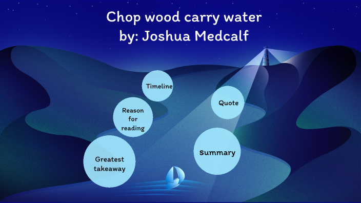 chop wood carry water by SYLVIE GEPHART on Prezi