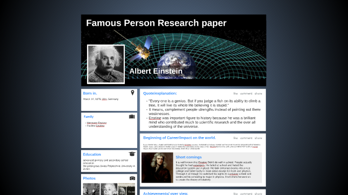 On person famous paper research