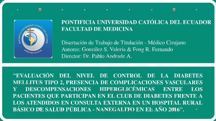 disertaciones sobre diabetes tipo 2