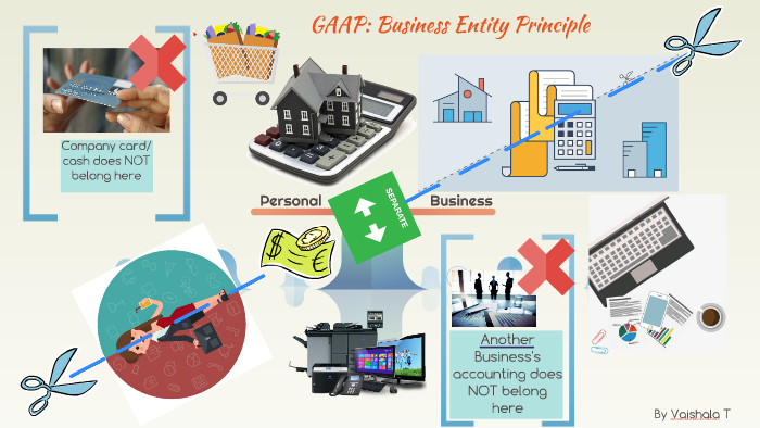 GAAP Principle Poster: Business Entity Concept by Vaishala