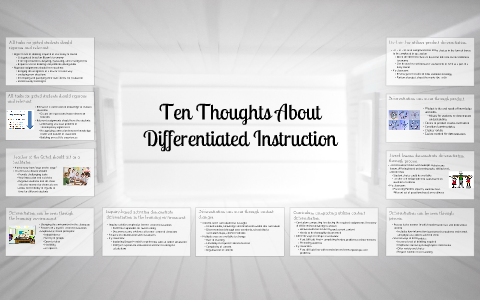 Tic-Tac-Toe in Differentiated Instruction