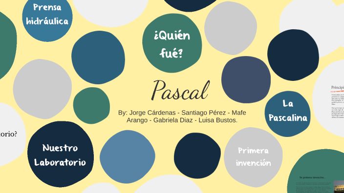 PRINCIPIO DE PASCAL by Luisa Bustos on Prezi