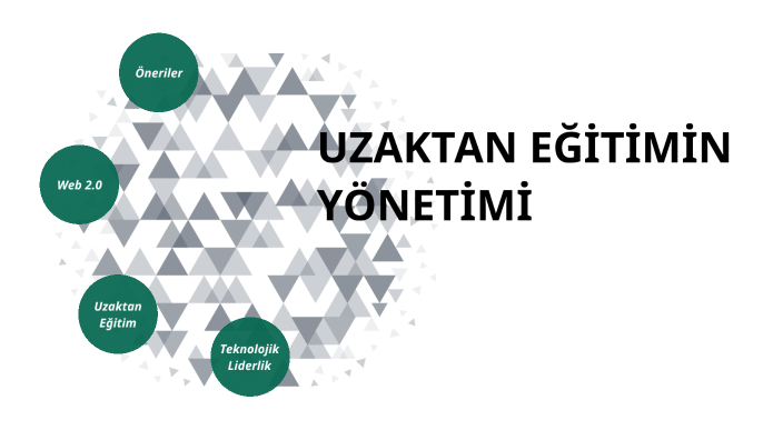 UZAKTAN EĞİTİMİN YÖNETİMİ by Zeynep Merve Ekinci on Prezi