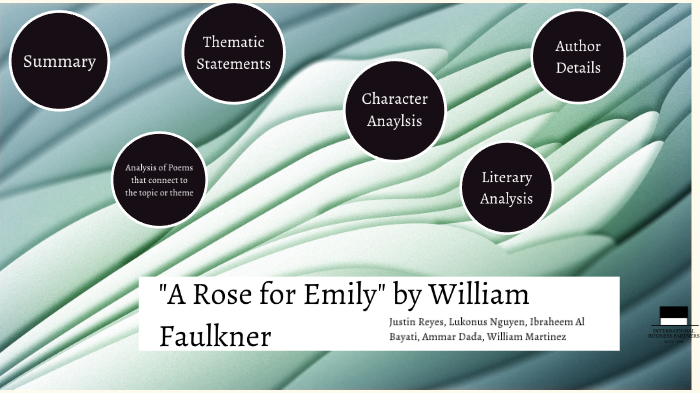 a rose for emily theme analysis