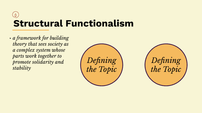 durkheim structural functionalism theory