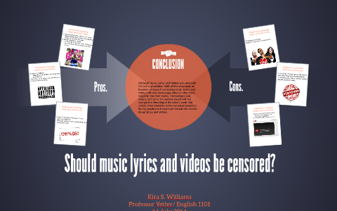 Should Music Lyrics And Videos Be Censored By Kira Williams