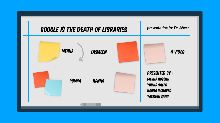 google is a death of libraries essay