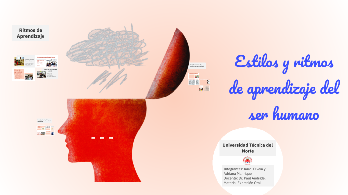 Estilos y ritmos de aprendizaje del ser humano by Karol Olvera on Prezi