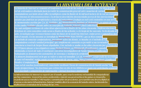 LA HISTORIA DEL INTERNET by Raul Caceres on Prezi