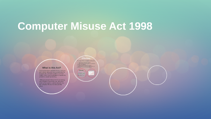 Computer Misuse Act 1998 by Ridhwan Hoque on Prezi