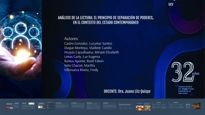 Análisis del Principio de Separación de Poderes en el Estado ...