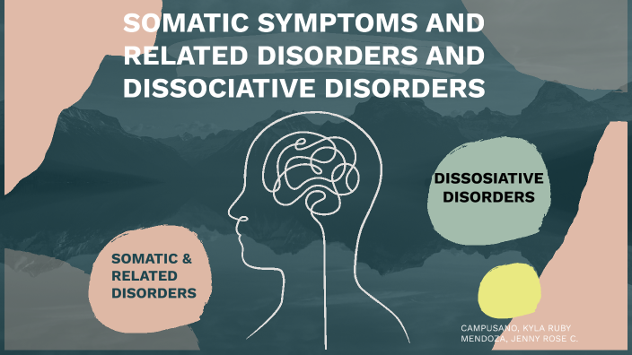 Somatic Symptoms And Related Disorders And Dissociative Disordrs By